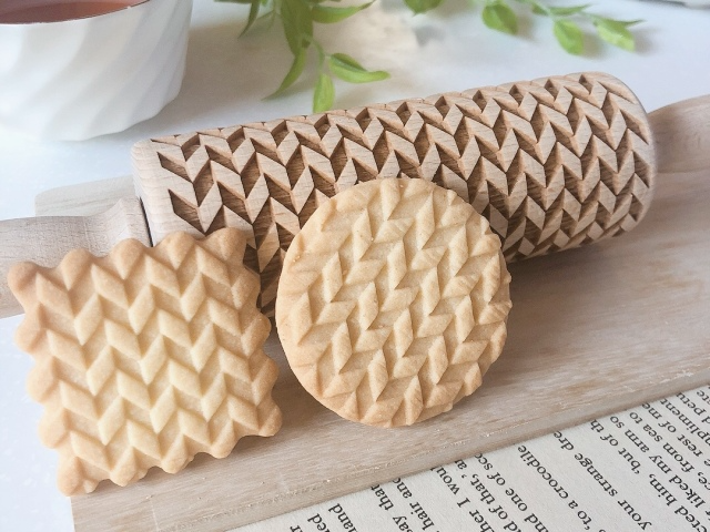 クッキーローラー ヘリンボーン
