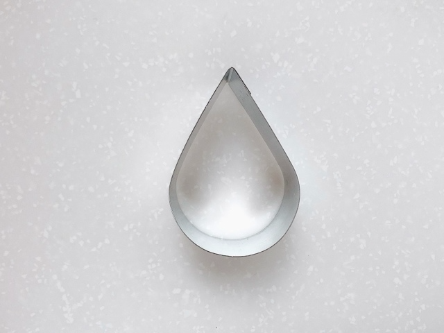 クッキー抜き型 しずく